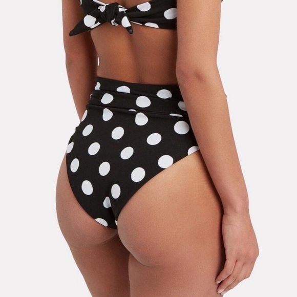 Mara Hoffman Black and White Polka Dot Bikini - Picture 2 of 2